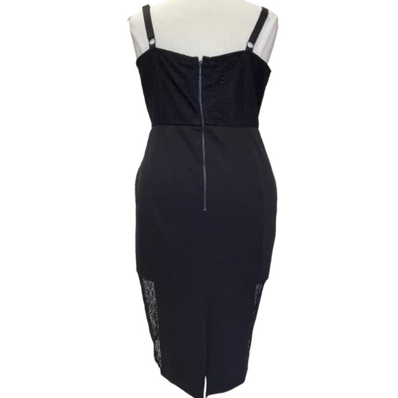 mblmTess Holliday Midi Fitted Dress Lace Cutouts sz 2X - Picture 6 of 14